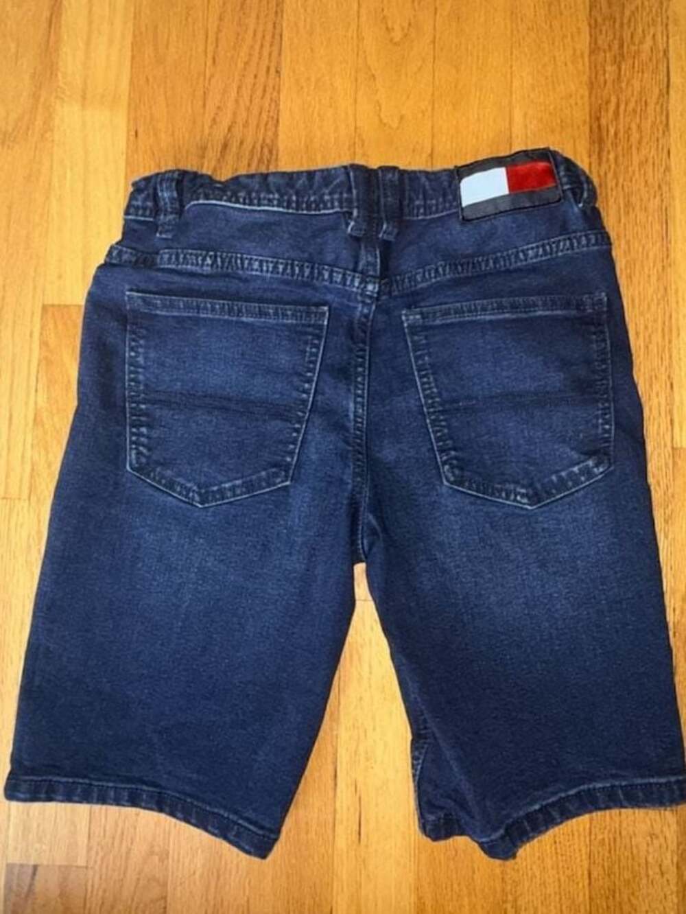 Boys Tommy Hilfiger Bermuda Jean Shorts Size 12 Y2K